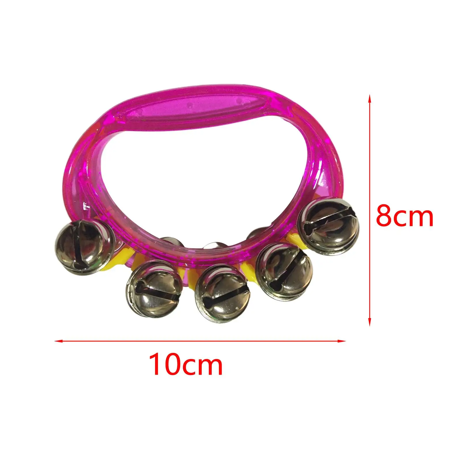 Hand Bell Musical Tambourine Shaking Rattle for Adults Family Teenagers