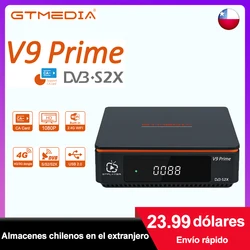 Ricevitore satellitare GTMEDIA V9 Prime DVB-S/S2/S2X, VCM/ACM/multi-stream/T2-MI, HEVC main 10 profilo, BISS auto roll WIFI integrato