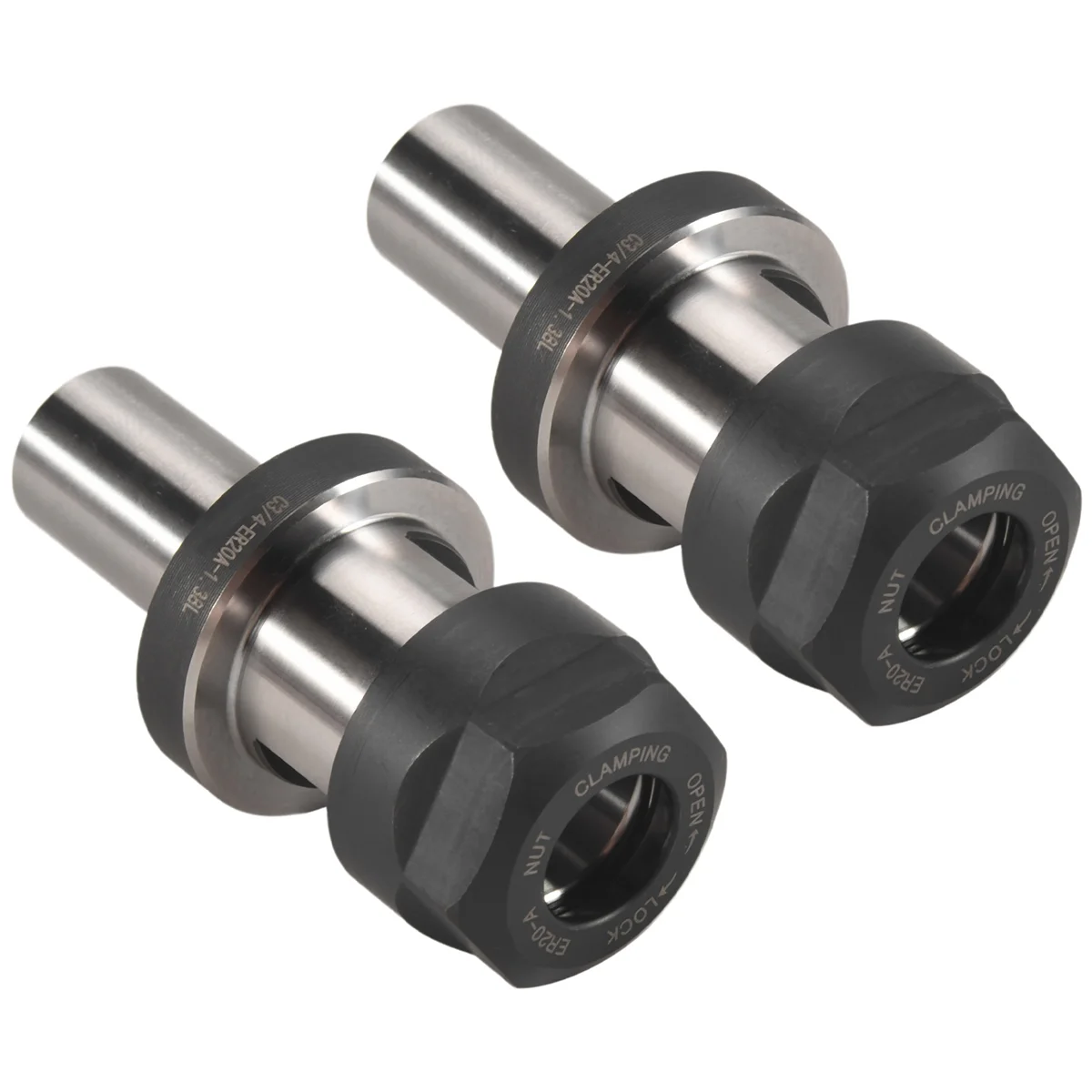 

ABLQ 2Pcs Chuck Tool Holder C3/4-ER20-1.38L Tool Holder for Metal Processing, for Woodworking Accessories ER20 Chuck