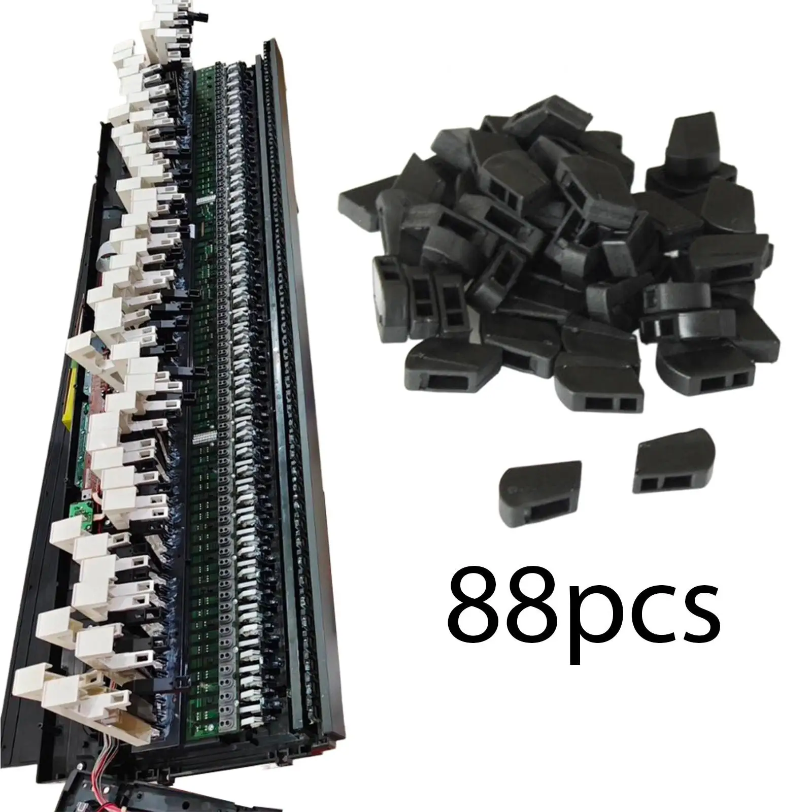 

Electric Digital Piano Hammer Rubber Hat Covers Complete Set Piano Accessories and Repair Tools
