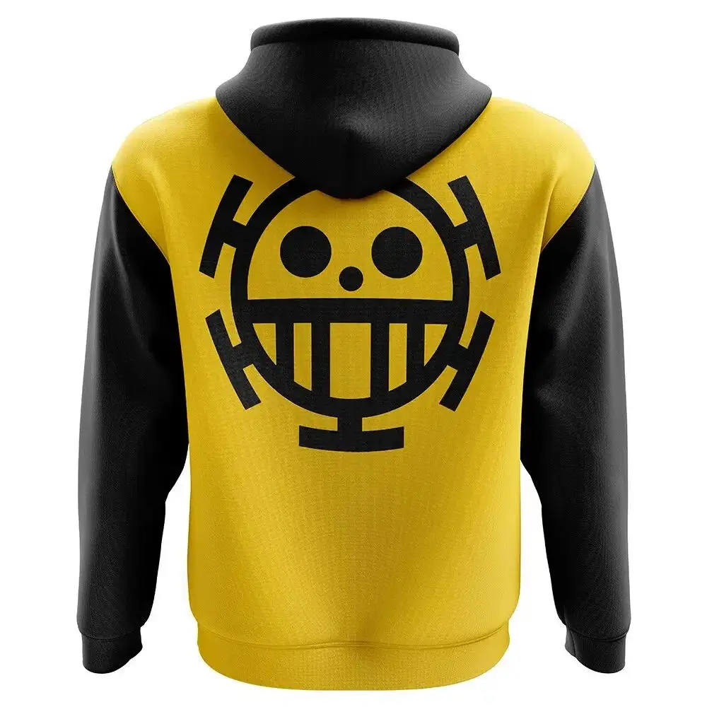 

Мужская толстовка с капюшоном Trafalgar Law One Piece Anime Harajuku, с принтом, для косплея, спортивная, повседневная, дышащая, для активного отдыха, пуловер