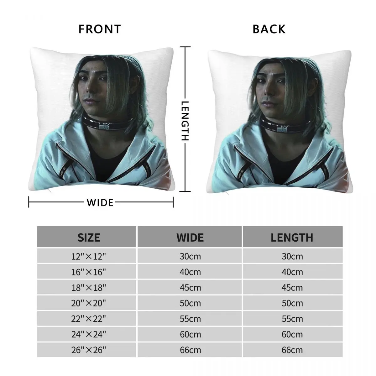 Shuntaro Chishiya Pillowcase Polyester Linen Velvet Creative Zip Decor Pillow Case Car Cushion Cover 18