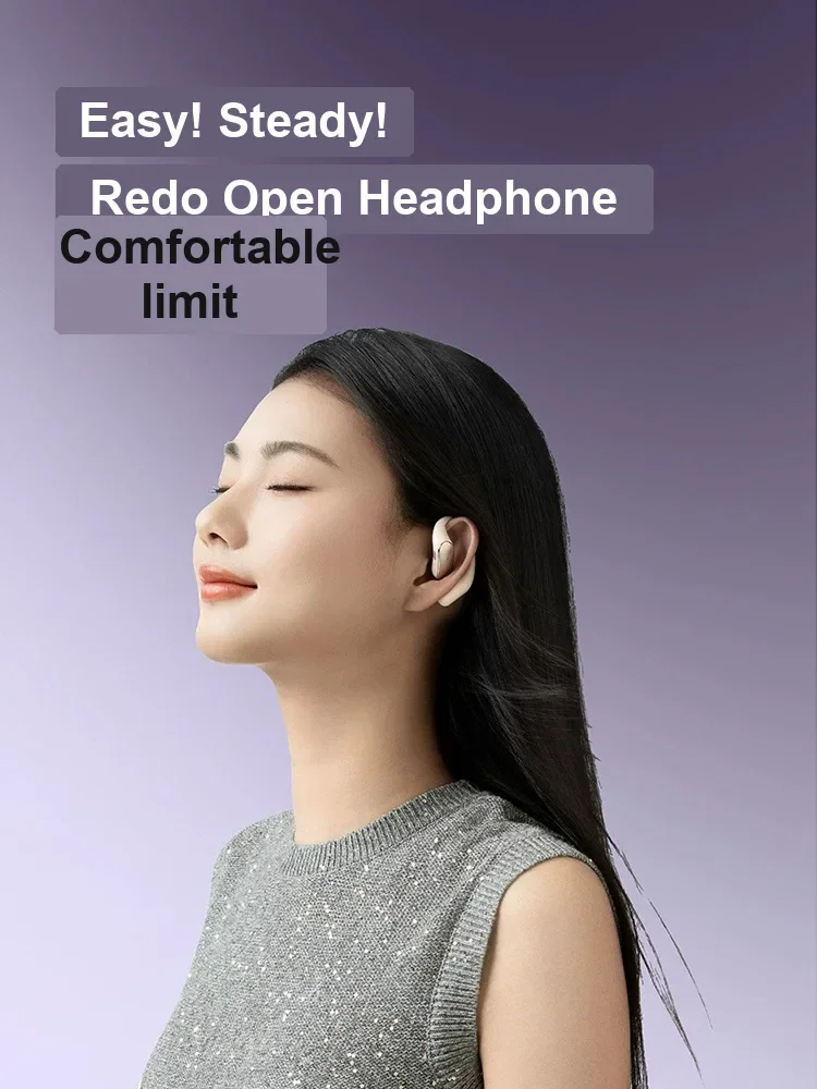NANK Wing Open Ear Wireless Bluetooth Earbuds with AI Translation Comfortable Non In Ear Design For Gifts