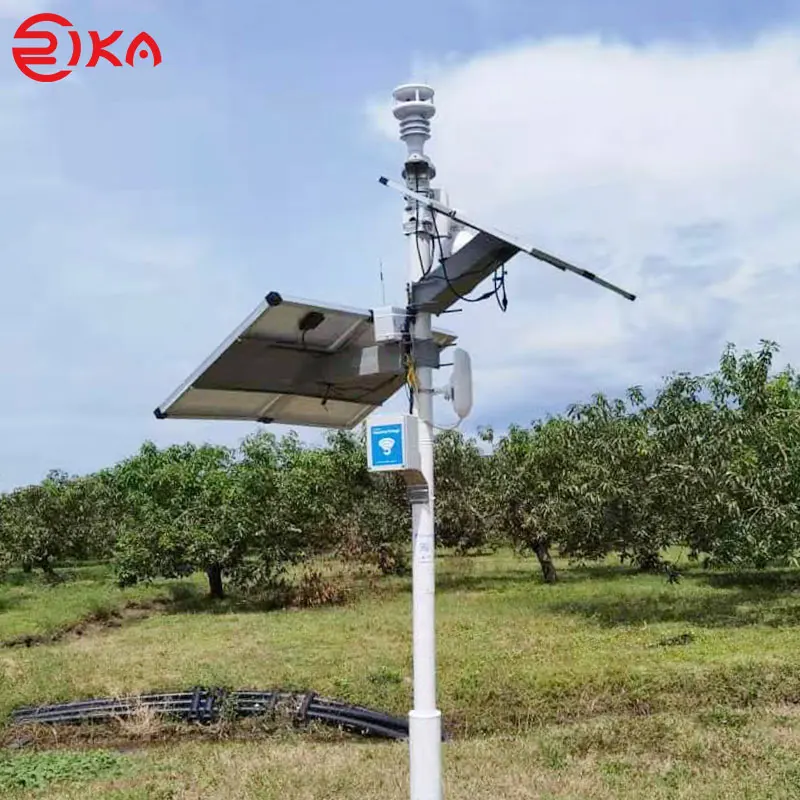 RK900-10 ความแม่นยําสูง RS232 เอาต์พุตกลางแจ้ง Ultrasonic Weather Station สําหรับลม,ฝน,รังสีพลังงานแสงอาทิตย์,ฝุ่น Sensor