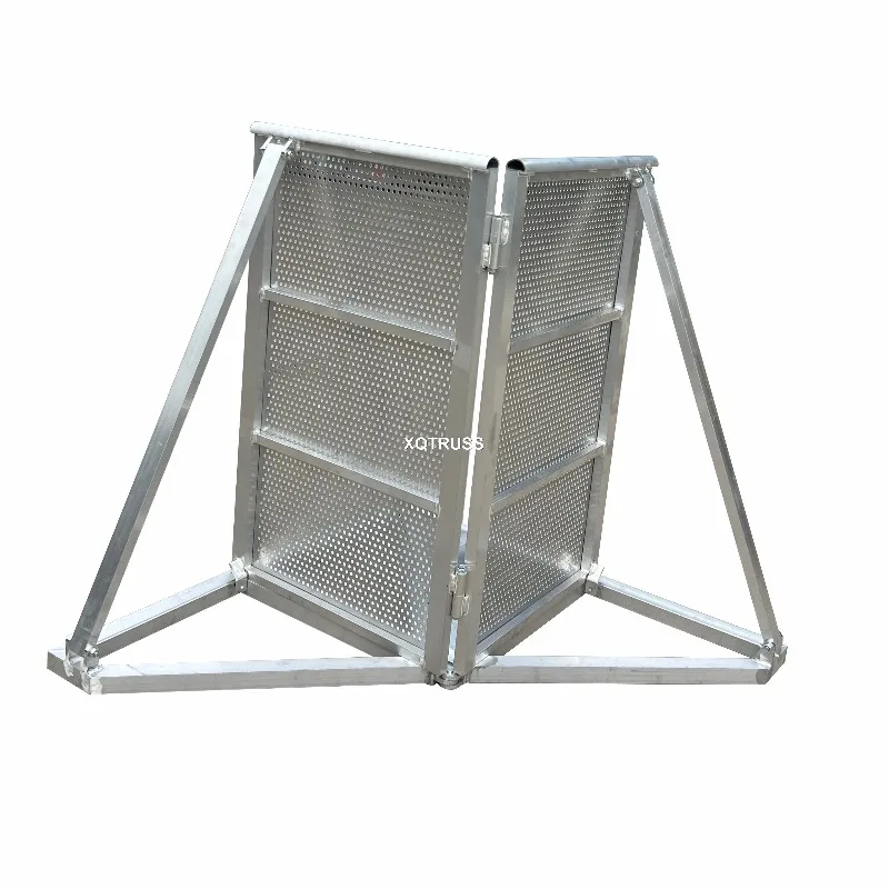 

【Best-selling】Solid Aluminum Concert Crowd Barrier - 1m Width For Flexible Alignment