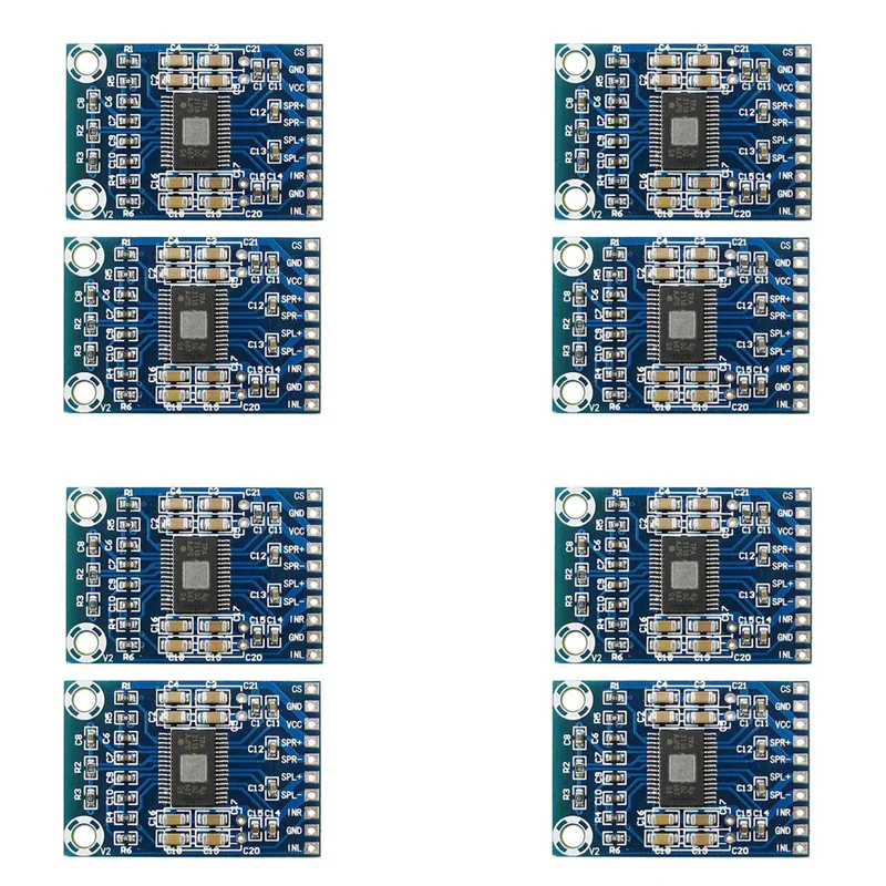 

B04B-8PCS TPA3116D2 Мини-цифровой усилитель DC12V-24V D класса 50 Вт + 50 Вт XH-M562 Усилитель 50 Вт Плата усилителя мощности
