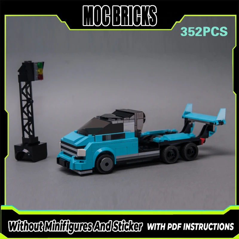 

Speed Racing Car Model MOC Building Bricks Cross-Border Hypercar Modular Technology Gifts Holiday Assemble Children Toys Suit