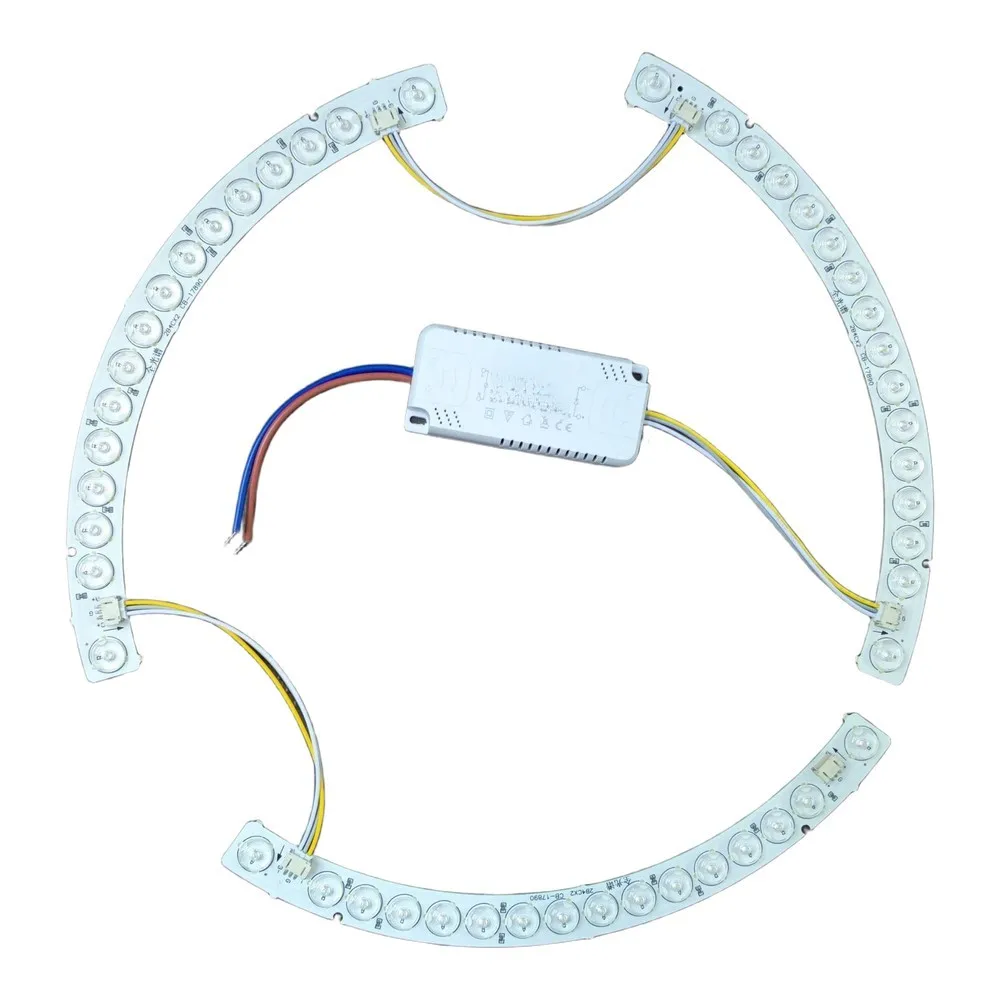 26cm 36W LED Strip Light Bar Tri Color Dimming For Acrylic Curve Lamp For Ceiling Fixture For Lighting Replacement Parts