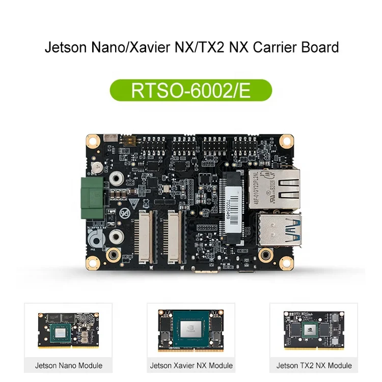 

RTSO-6002 V1.2 Carrier Plate Board NVIDIA Jetson NANO/Xavier NX/TX2 NX Carrier Board Adapter Nano Xavier NX Module