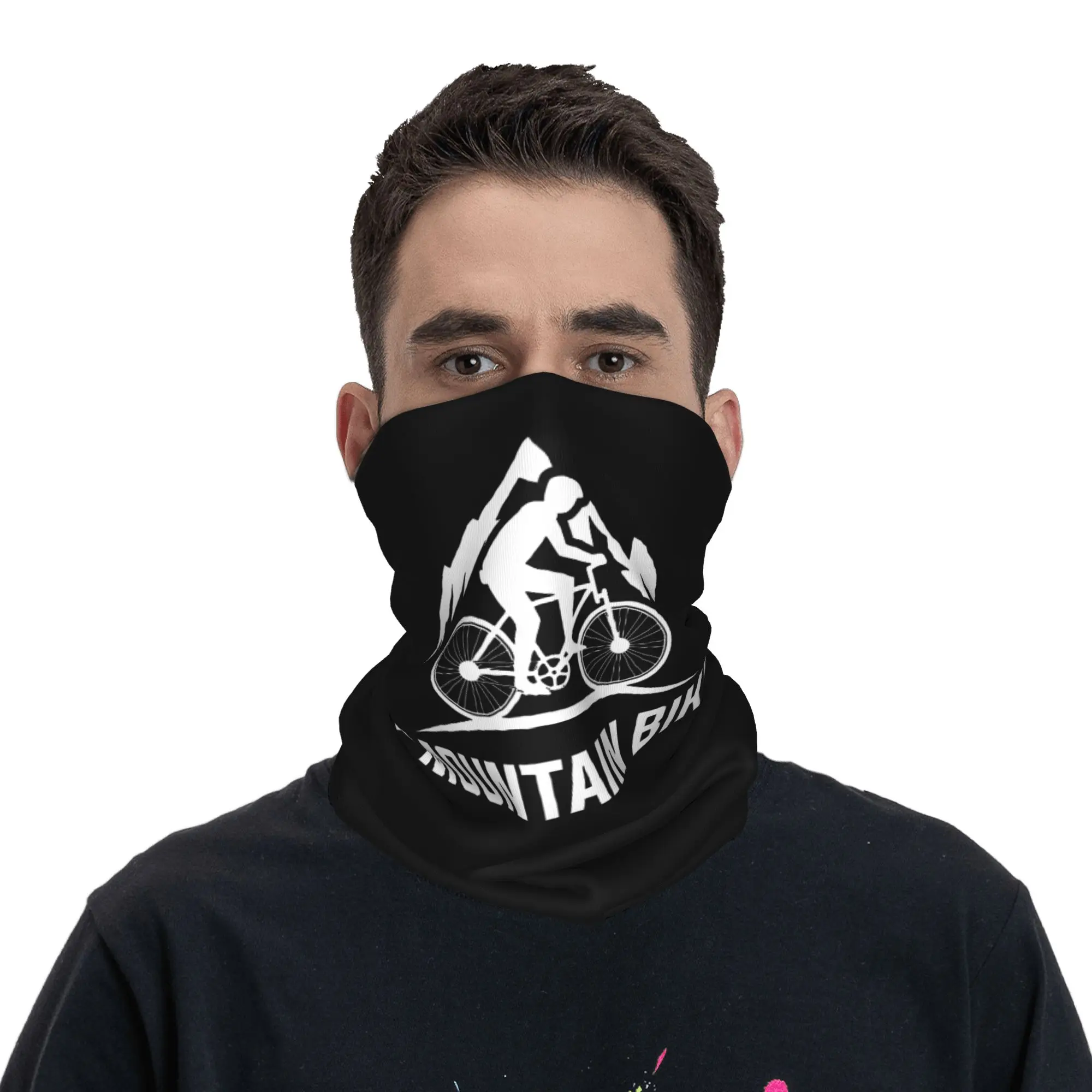 ผ้าคลุมคอสำหรับปั่นจักรยานเสือภูเขา ป้องกันรังสียูวี สำหรับผู้ชายและผู้หญิง ใช้ในฤดูหนาว สำหรับนักปั่นจักรยานเสือภูเขา ผ้าพันคอสำหรับปั่นจักรยาน