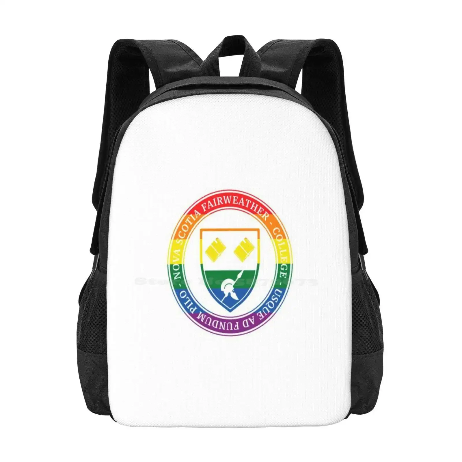 

Pride On Your Back Hot Sale Schoolbag Backpack Fashion Bags Backpack Colorful Pride Gay Rainbow College Logo