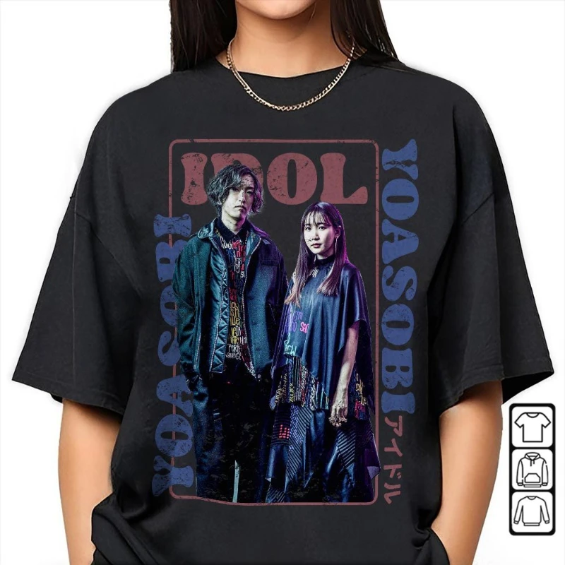 

Yoasobi Jpop Shirt, Yoasobi Idol Sweatshirt,Yoasobi Vinatge Retro Graphic Tee Music Unisex Gifts Fan Hoodie