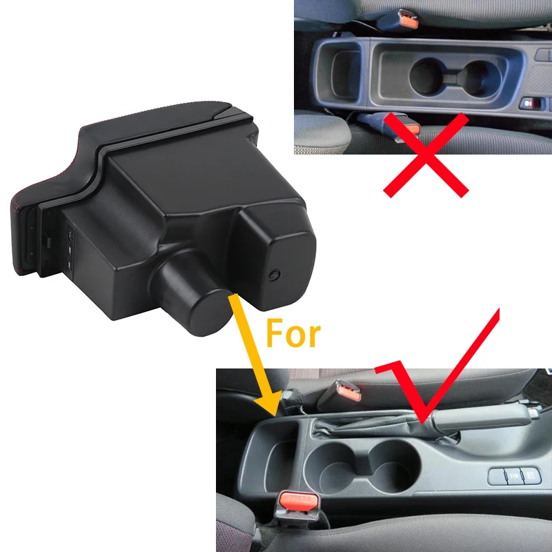 For Toyota Yaris Armrest Box Retrofit For Toyota GR Yaris armrest Yaris Elegant Storage Content Retractable USB Car Accessories