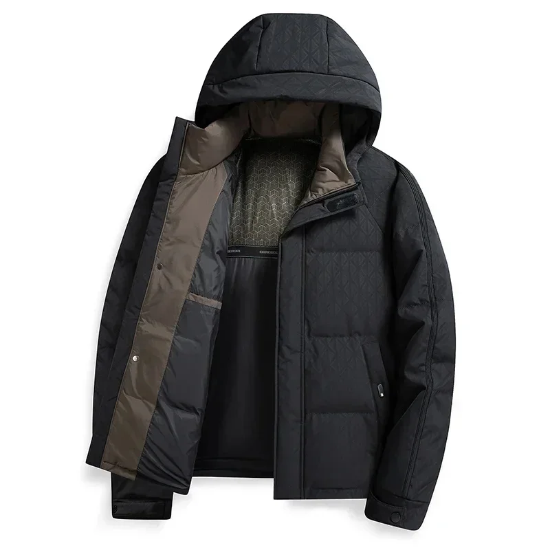 COZOK Designer Male Winter Brand Men\'s Short Down Jacket Luxury Duck Lightweight Padding Casual Man Sack Heating Coat Men