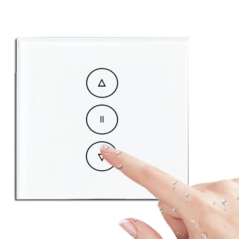 Tuya ZigBee 커튼 스위치 롤러 블라인드 셔터 스마트 스위치, EU 스위치, 알렉사 구글 스마트 라이프 앱 제어 스위치와 작동