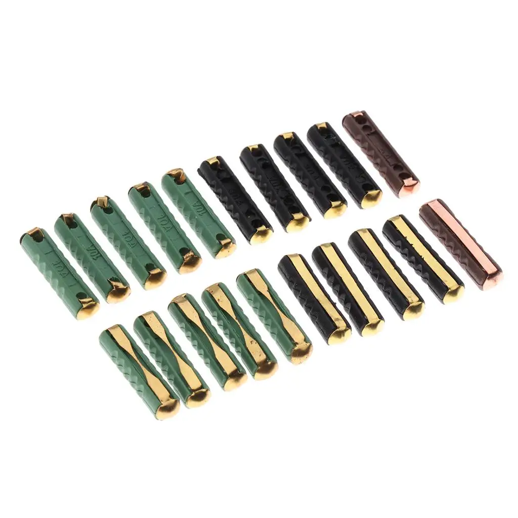 20 Pieces 8A 16A 25A European Ceramic Fusion Tubes Car Fuses