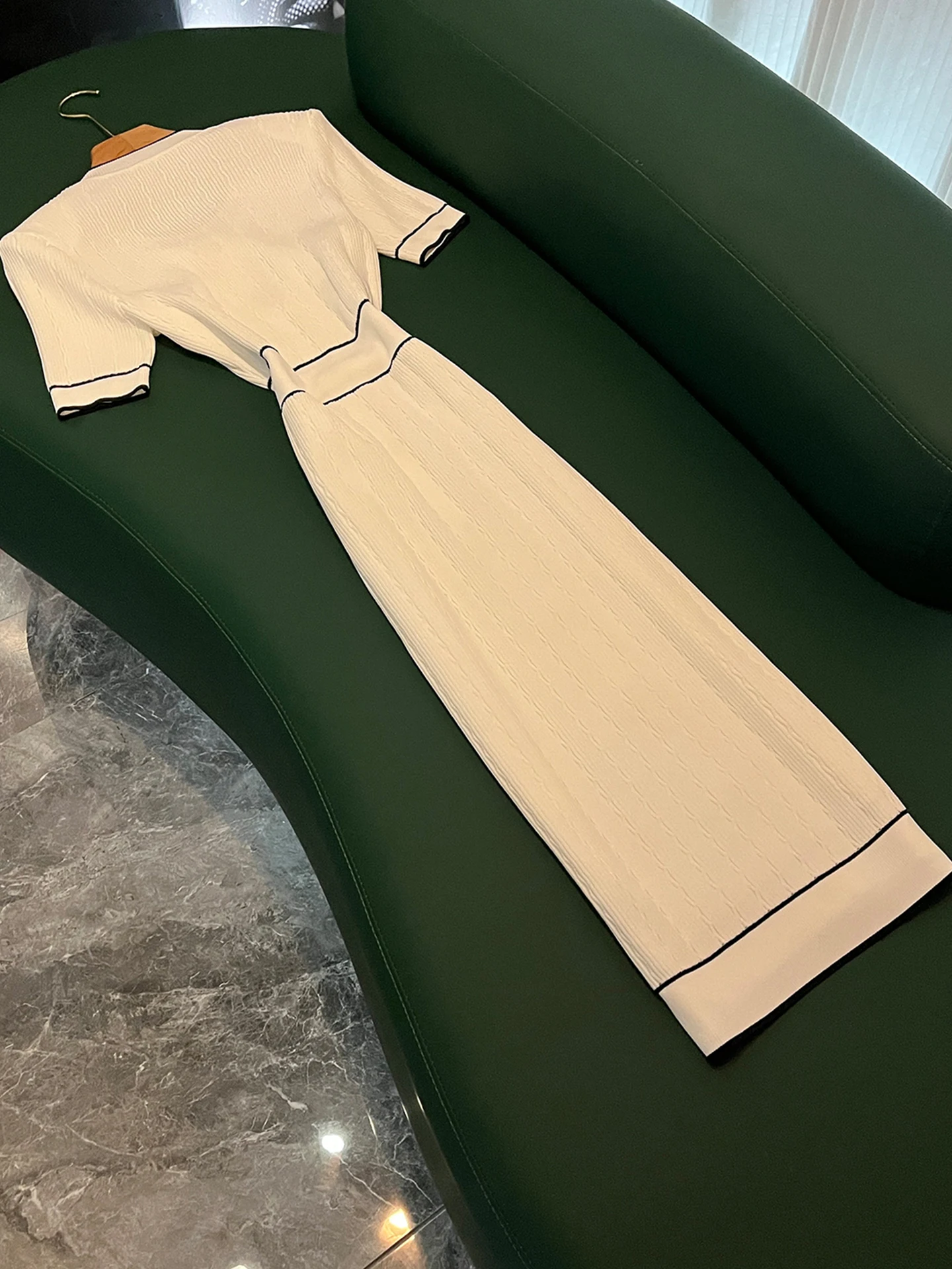 Classique tricoté ort Sve rond Ne Slim Fit moulante Dr Ele Sle Ci trajet adapté automne nouveauté DK30