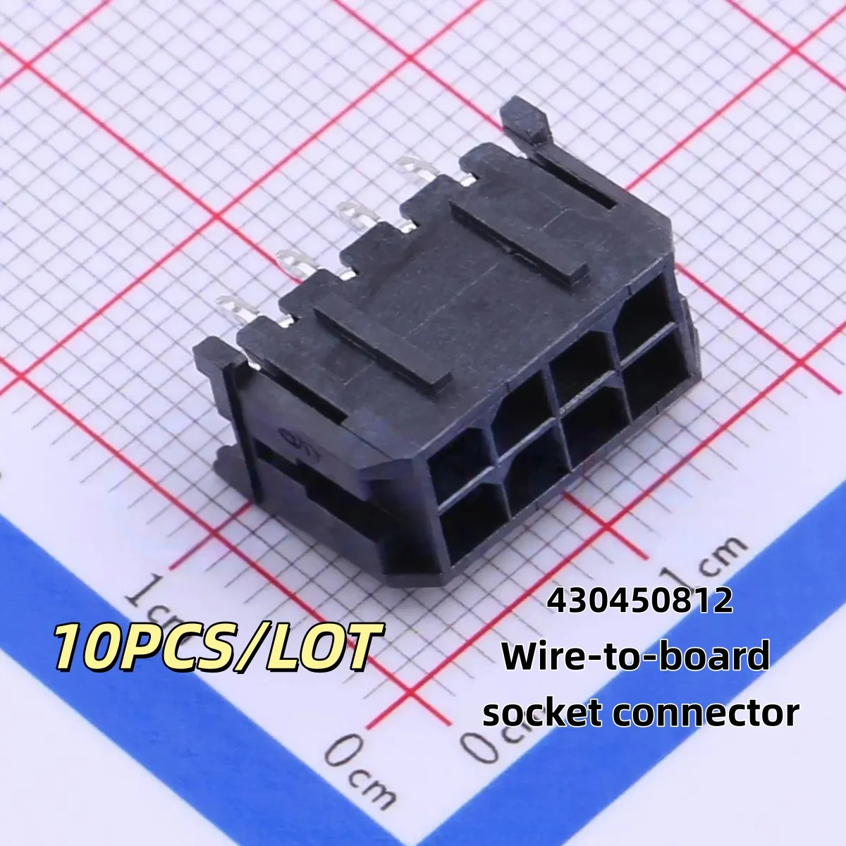 10PCS/LOT 430450812 43045-0812 0430450812 2*4PIN P=3.0mm Wire-to-board socket connector New and Original