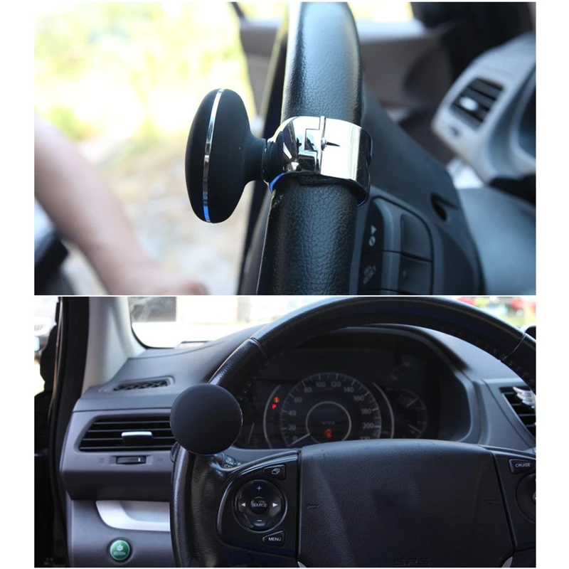 

10/11/12cm Car Rotating Steering Wheel Fine-tuning Knob 360° Rotating Metal Bearing Power Handle Spherical Steering Booster