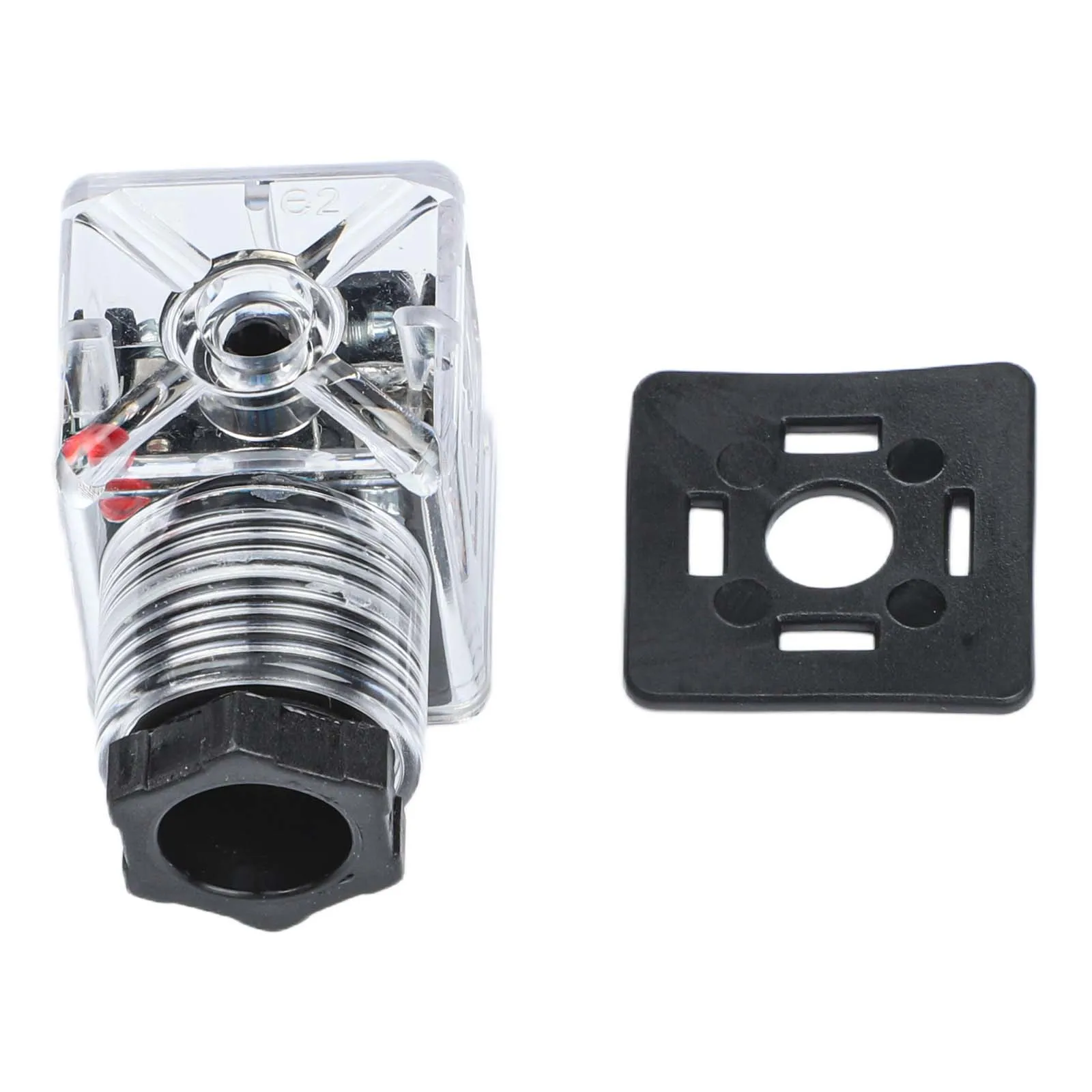 DC 24V Solenoid Coil with Transparent Body for Hydraulic Valve Use in Manufacturing Irrigation and HVAC Systems