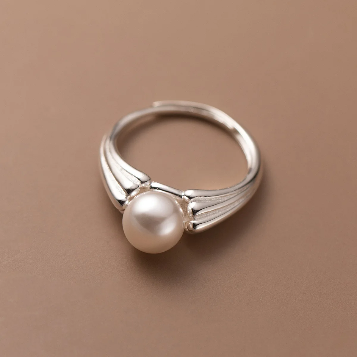 925 Sterling Silver Pearl Rings For Women Wedding Engagement Luxury Designer Jewelry Wholesale Accessories Jewellery Moneys 925