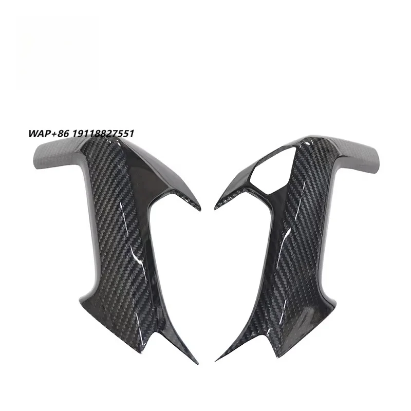 

For Huracan LP610 LP580 Inner Door Handle Cover Dry Carbon Fiber OEM Style Car Interior Accessories