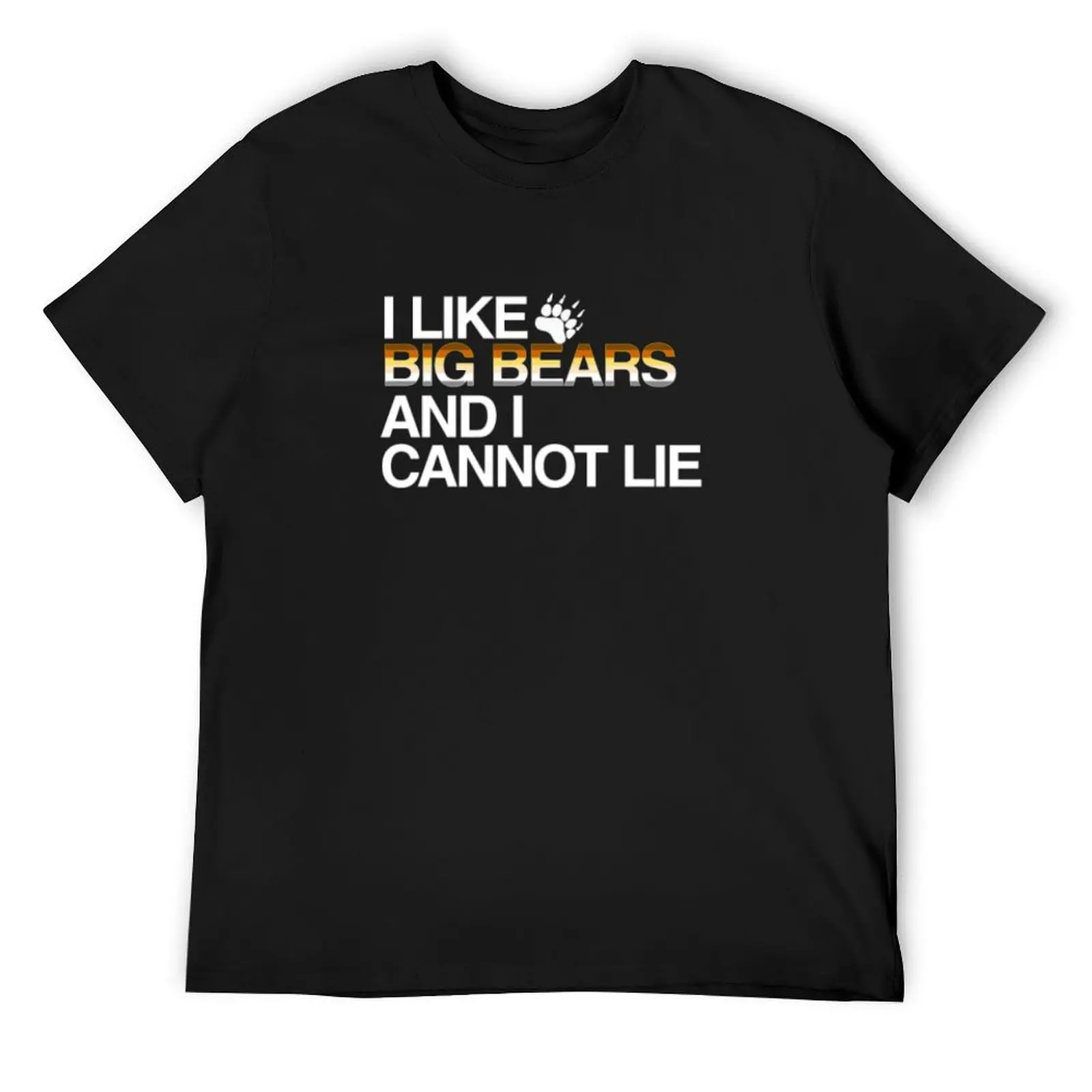 Lgbt I Cannot Lie Gay Bear Pride T-Shirt custom t shirt anime clothes essential t shirt Men's t-shirts