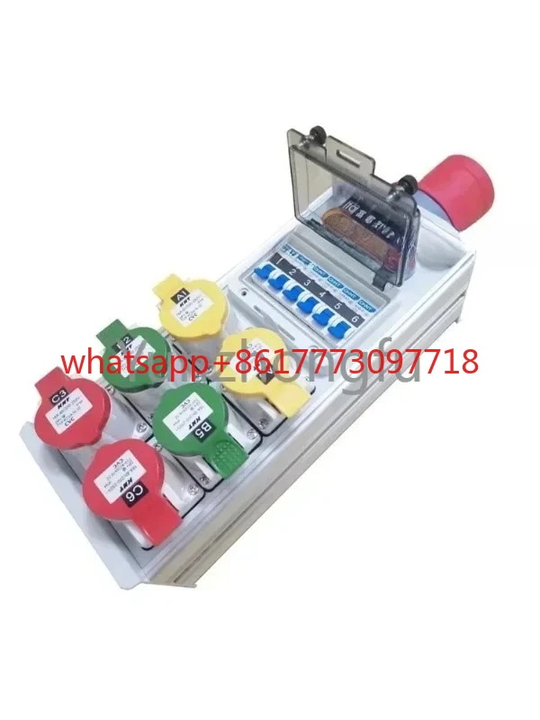 63A into aviation plug-in power through box, small electrical box, portable stage lighting, large screen, wiring distribution bo
