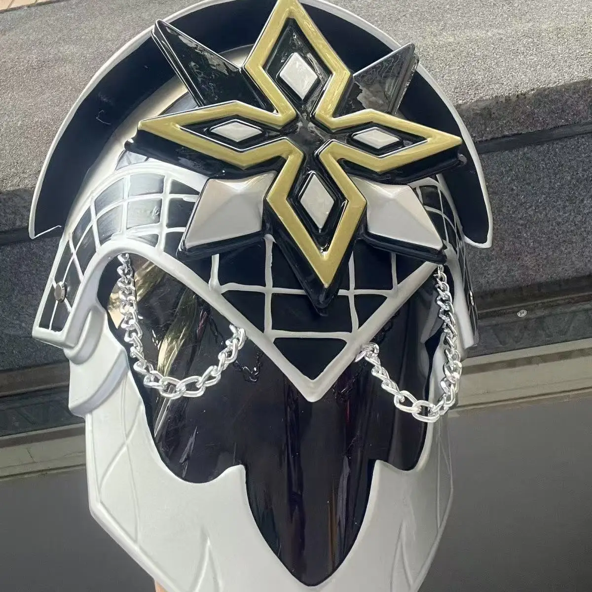 Juego Genshin Impact The Captain máscara de Cosplay Capitano Eleven Fatui Harbingers accesorios de juego Natlan fiesta de Halloween mujeres hombres iCoser