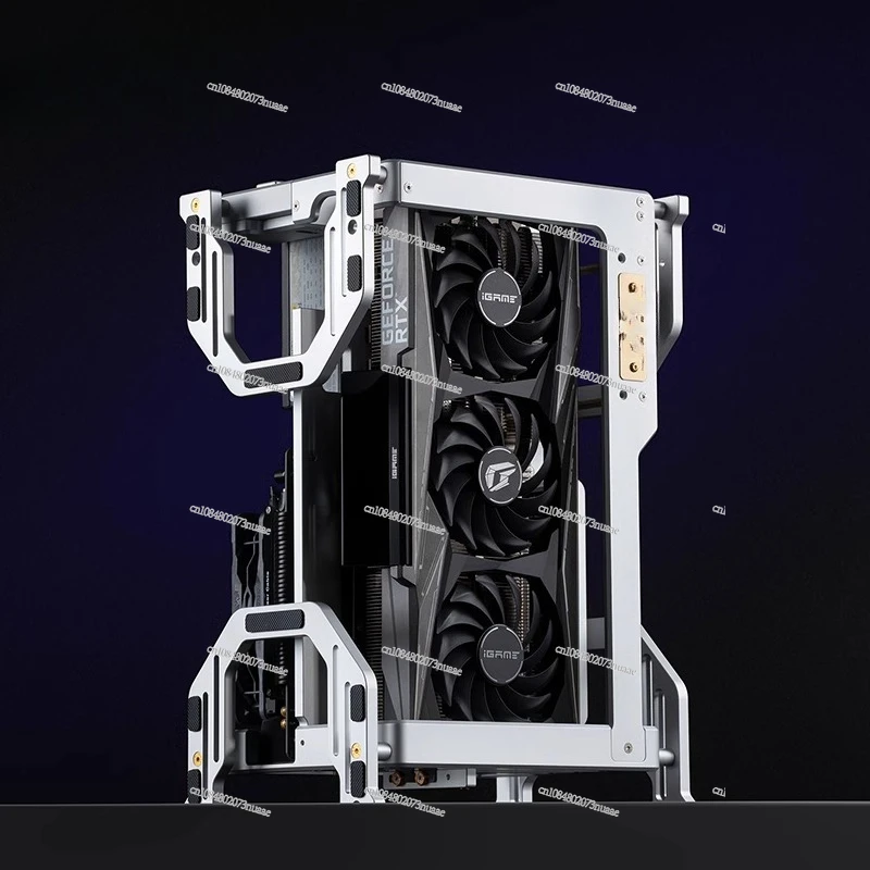 

[DENG A4X Полностью алюминиевый корпус Itx Custom Mini с водяным охлаждением A4280 Настольный компьютер с воздушным охлаждением, открытый
