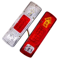 2Pcs LED Truck TailLight Bar For Boat Trailer Pickup RV Camper Vans Turn Signal Brake Reverse Running indicator lamp stop light