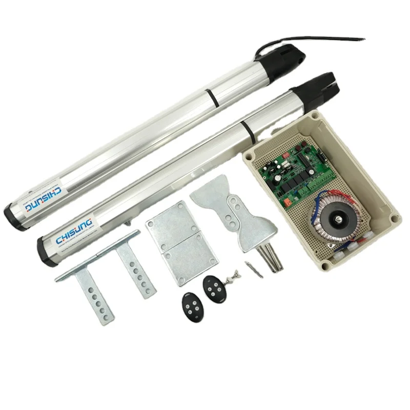 

2 Remote Control DC24V Electric Linear Actuators 200kgs Engine Motor System Automatic Swing Gate Opener