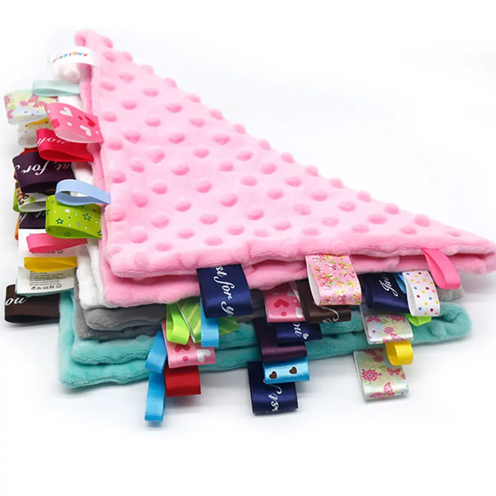 2pcs Soothing Towel for Baby Newborn Super Soft Reusable Handkerchief Lightweight Portable Appeasing Towel Gift Infant Toy