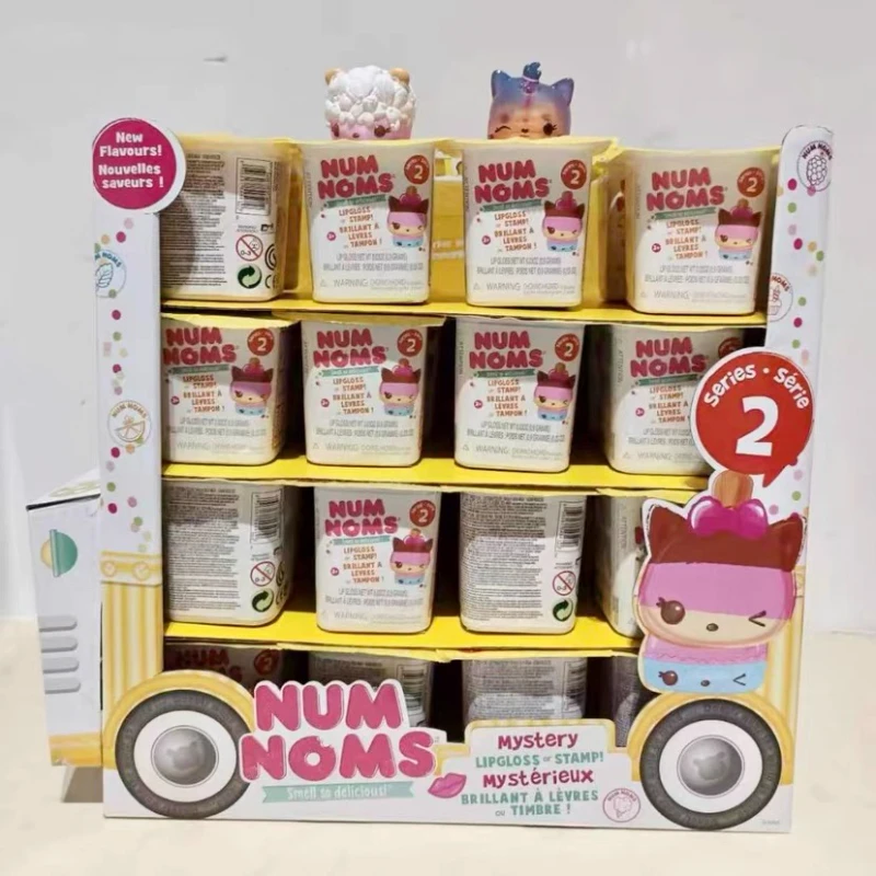 Origineel Verrassingsspeelgoed Voor Meisjes Cadeau Mga Num Noms Ruiken Zo Heerlijk Geurende Serie 2 Mystery Packs Lipgloss Of Stempel Kawaii