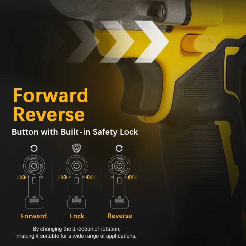 Imagem -04 - Motor Brushless Elétrico Deusa Dbs026 800n. Ferramenta Elétrica de Chave Elétrica sem Fio de Torque m Adequada para Bateria Dewalt de 20v