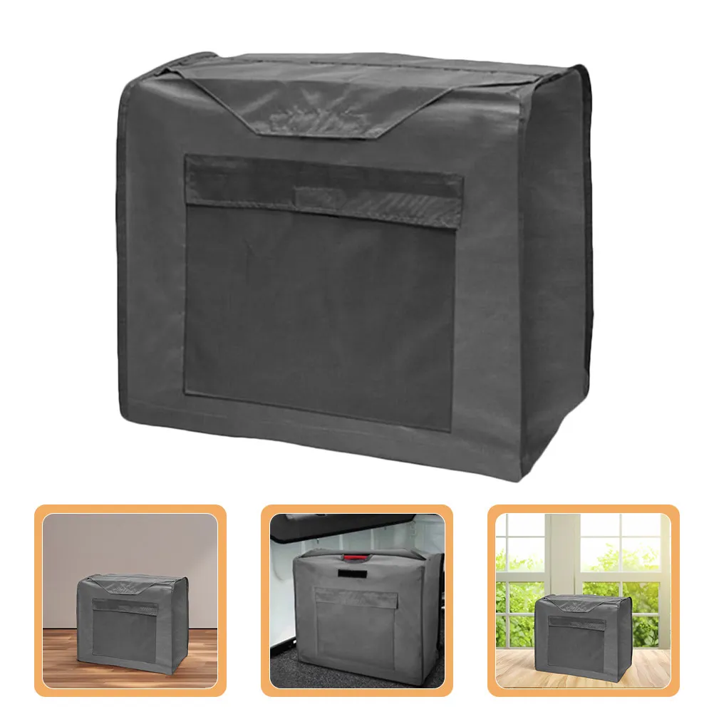 

Чехол для генератора повышенной прочности из ткани Оксфорд, универсальный, с эластичным краем и шнурком, портативный, для использования на улице, устойчивый к непогоде, защитный.