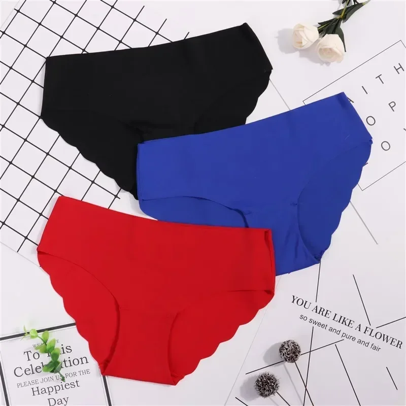 7PCS/Set S-2XL Women Seamless Ultra-thin Panties Female Underpants Sexy Comfort Panties Girls Briefs Seamless Underwear Pantys