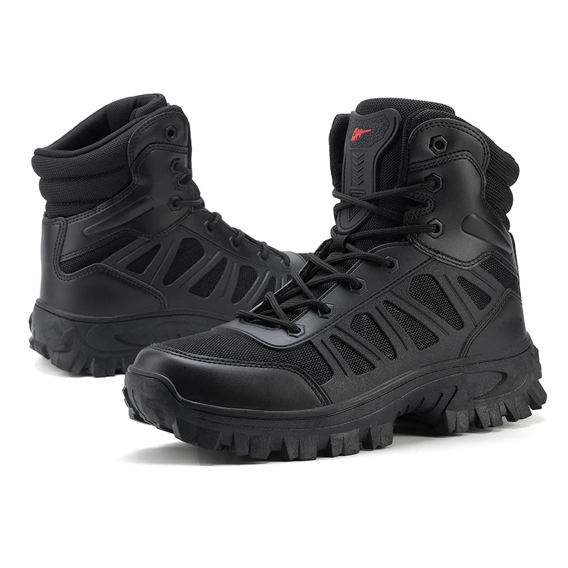 

Men's High-Top Tactical Combat Boots - Autumn Winter New Plus Size Non-Slip Wear-Resistant for Outdoor Hiking Desert Training