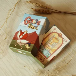 Cute Goose Tarot Animal Tarot Deck Kawaii 78 sztuk w sztywnym pudełku 12 * 7 cm