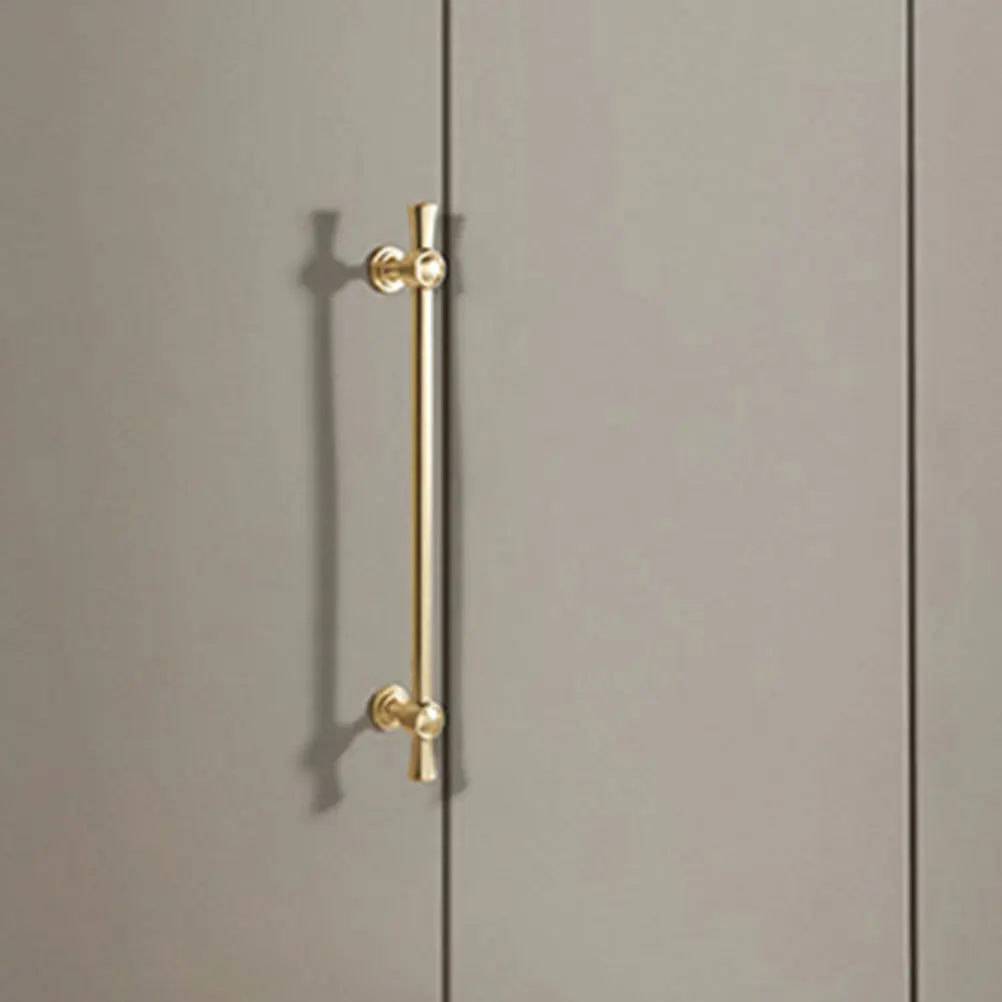 

Cabinet Door Pull Zinc Alloy H for Drawer Dresser Wardrobe Replacement Golden Metal Kitchen Furniture Hardware