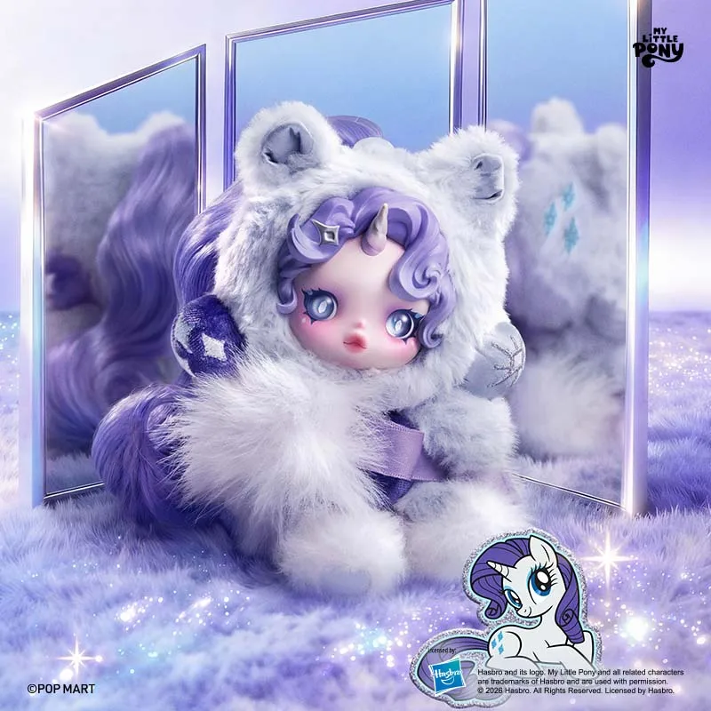 POP MART SKULLPANDA x My Little Pony Serie Blind Box Hangertje Trendy Vinyl Poppen Speelgoed Mystery Box Actiefiguur Verrassing Meisjes Cadeau