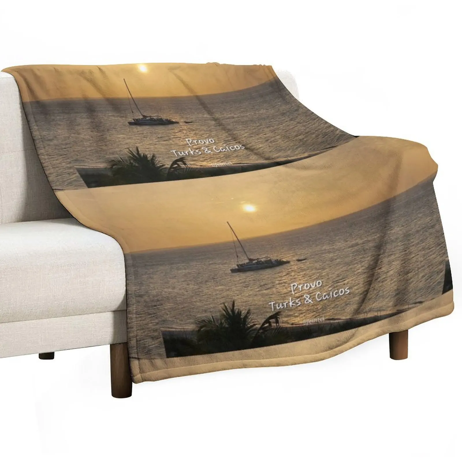 Sailing Into the Sunset Throw Blanket Loose Thins sofa bed valentine gift ideas Soft Beds Single Blankets