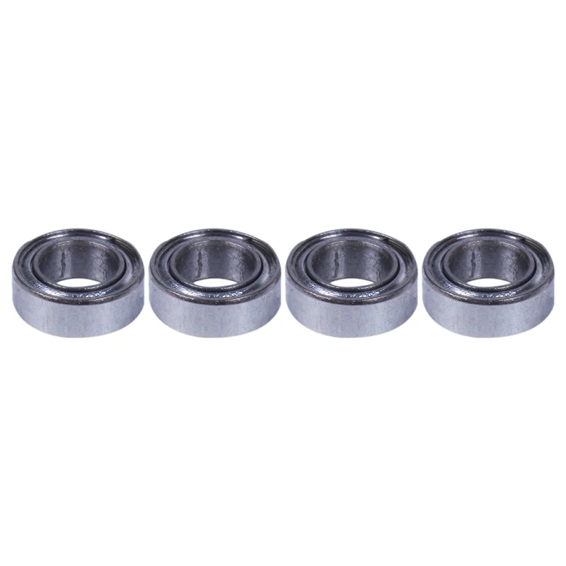 50Pcs 13Size Miniature Metal Shielded Sealed Groove Model Ball Bearing Size: MR74-ZZ 4 X 7 X 2.5Mm