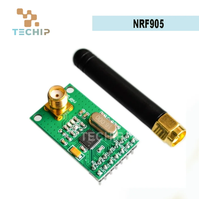 Беспроводной модуль NRF905 (PTR8000+) Модуль беспроводной передачи NF905SE с антенной