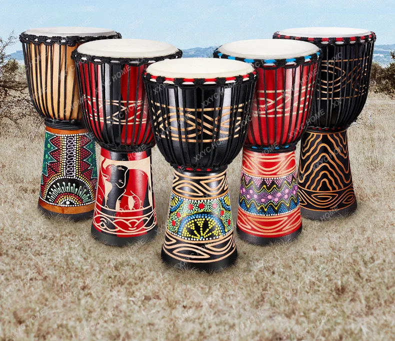 African Drum Adult Beginner 12-Inch Tabor Adult Percussion Instrument