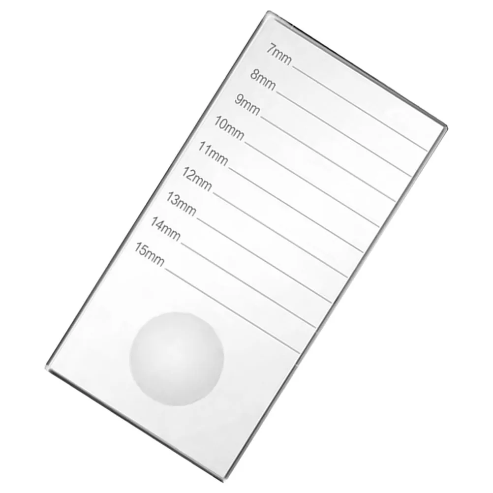 2 في 1 علبة تمديد رمش عدم الانزلاق سطح رمش منصات البليت لسهولة الالتقاط قياس دقيق جلدة تمديد #3