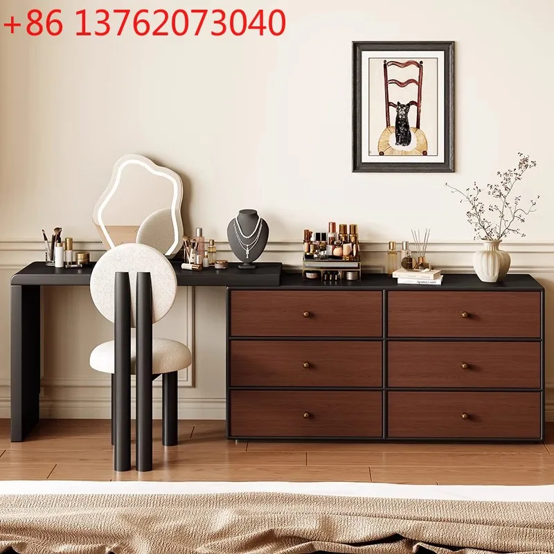 

Mirror Vanity Table Storage Aesthetic Luxury Decor Makeup Modern Dressing Table Stool Drawer Comoda Pra Quarto Bedroom Furniture