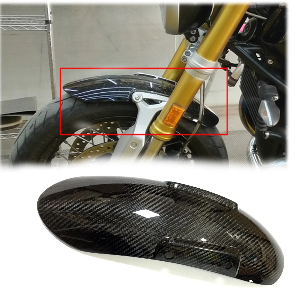 Front Fender Motorcycle Carbon Fiber for BMW R Nine T R9T Front Fender Splash Mud Dust Fender 2019 +