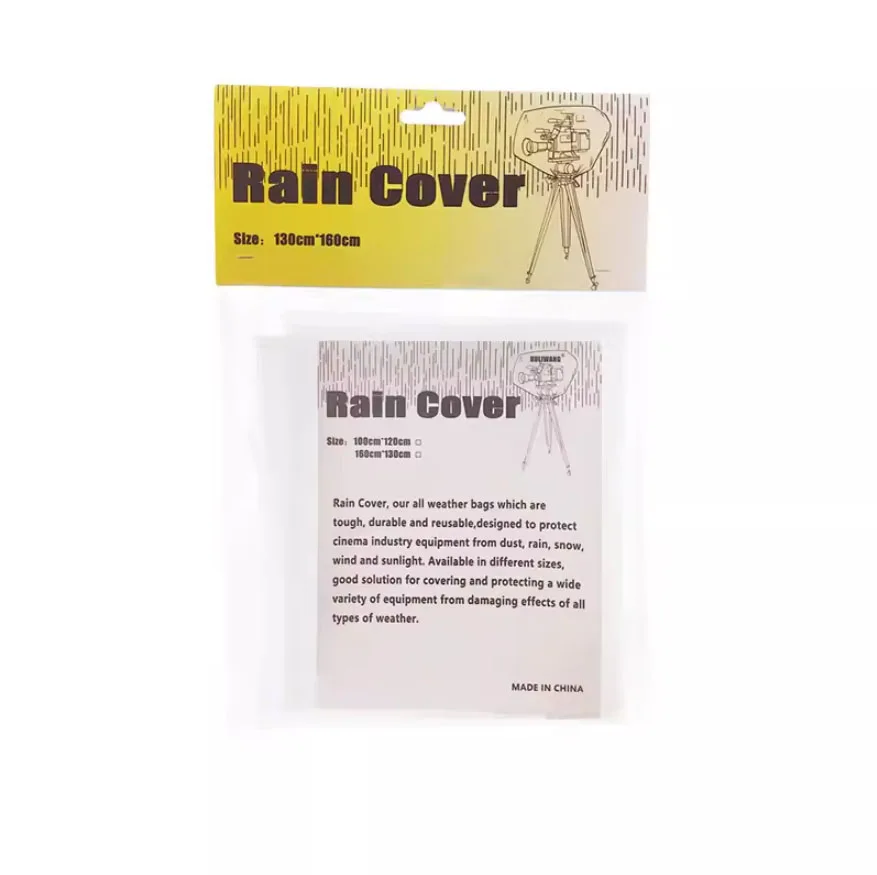 Outdoor Camera Video Rain Cover Raincoat Transparent Waterproof Rain Shield Dust Sand Protection