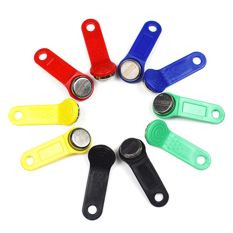 

Hot-30Pcs/Lot Rewritable RFID Contact Memory Key RW1990 Ibutton For Copy Card Sauna Dallas Keys Cards